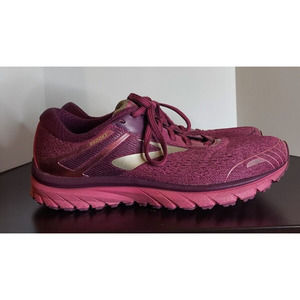 Brooks Womens GTS 18 1202681B630 Purple Mesh Running Shoes Sneakers Size 10